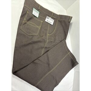 Haband Men's Pants Jeans Black Vintage Casual 100% Polyester Size 42 X 31